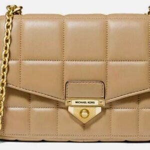 Michael Michael Kors Large Chain Shoulder bag in Camel